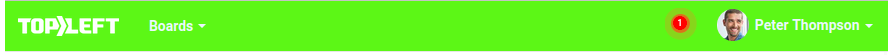 The main menu recolored bright green with a custom logo, showing branding in effect