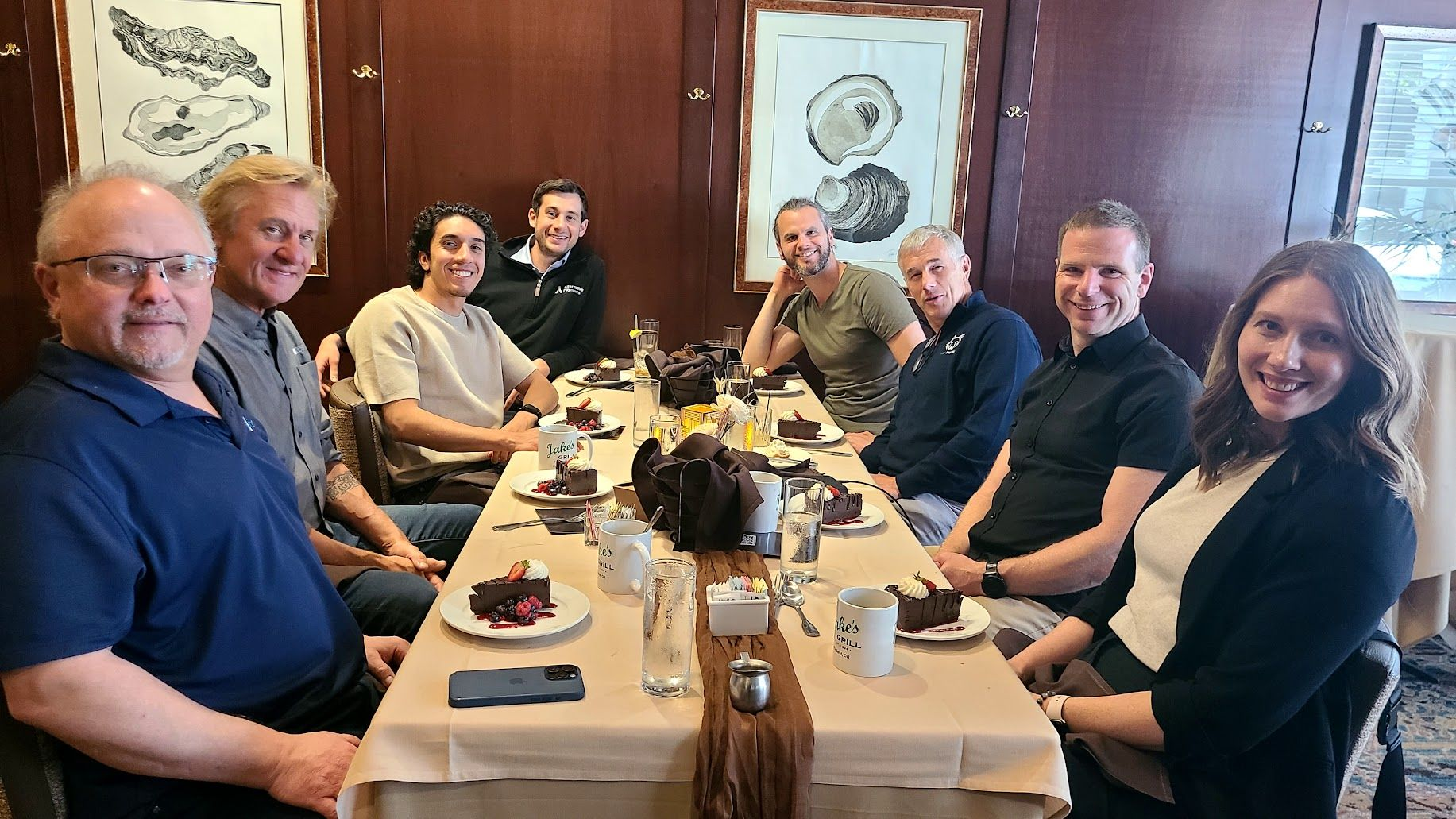 TopLeft dinner in Portland